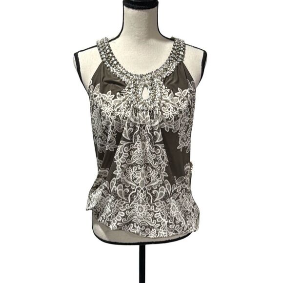 INC International Concepts Embellished Tank Top - Picture 1 of 7
